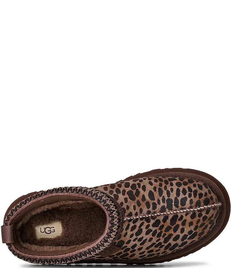 UGG Tazz Caspian Spotted Calf Hair Clogs