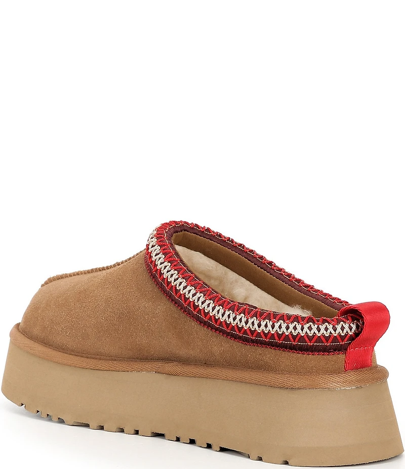 UGG Tazz II Suede Logo Detail Platform Clog Slippers