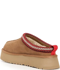 UGG Tazz II Suede Logo Detail Platform Clog Slippers