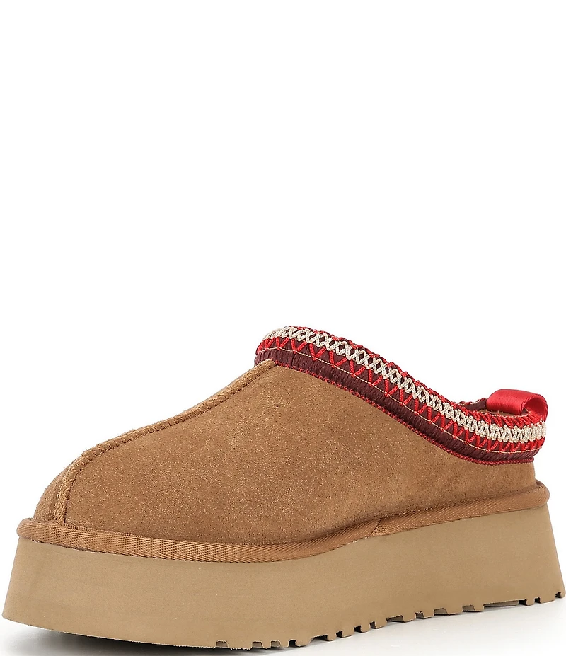 UGG Tazz II Suede Logo Detail Platform Clog Slippers
