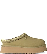 UGG Tazz II Suede Logo Detail Platform Clog Slippers