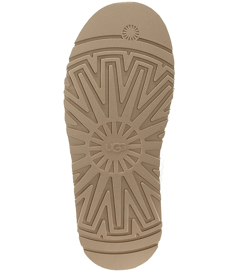 UGG Tazz II Suede Platform Clog Slippers