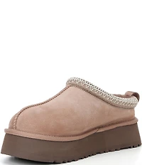 UGG Tazz II Suede Logo Detail Platform Clog Slippers