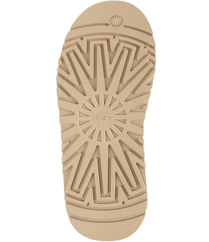 UGG Tazz II Suede Platform Clog Slippers