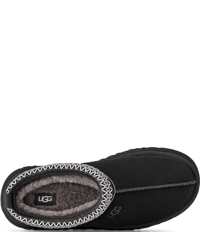 UGG Tazz II Suede Logo Detail Platform Clog Slippers