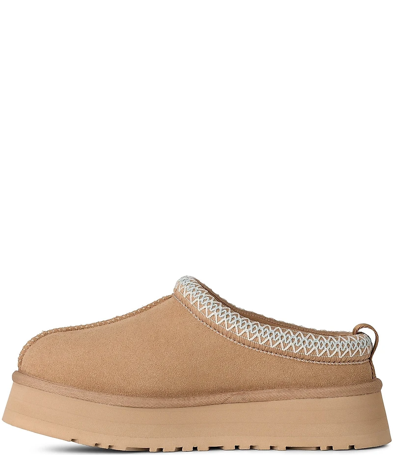 UGG Tazz II Suede Logo Detail Platform Clog Slippers