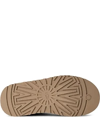 UGG Tazz II Suede Logo Detail Platform Clog Slippers