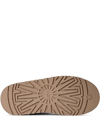 UGG® Tazz Sun Stitch Suede Logo Detail Platform Clog Slippers
