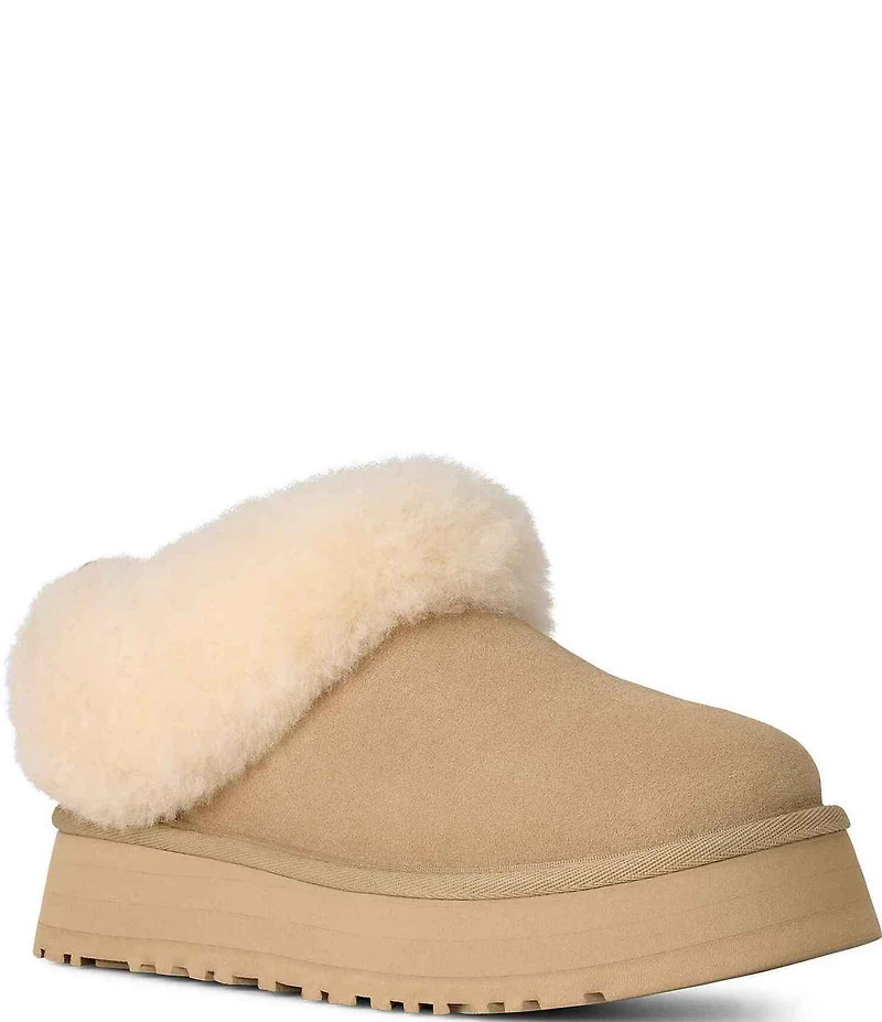 UGG Tazzelle Suede Platform Family Matching Slippers