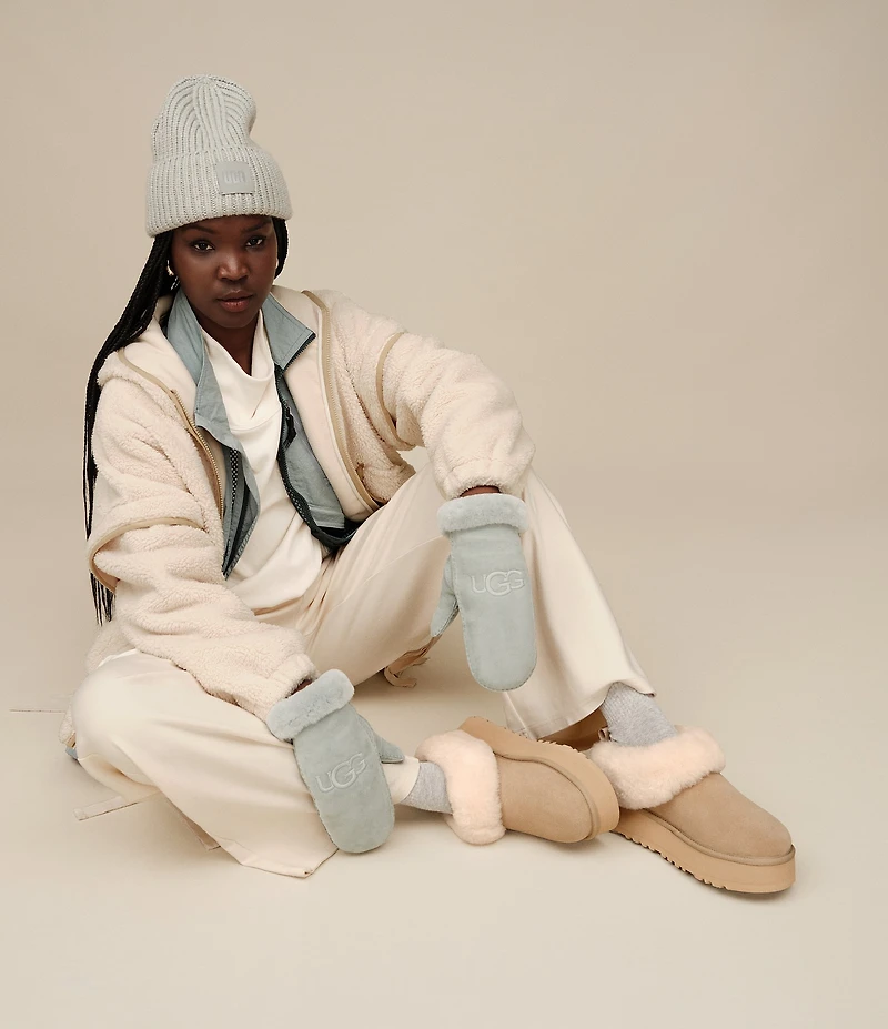 UGG Tazzelle Suede Indoor/Outdoor Platform Slippers