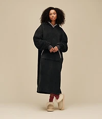 UGG UGGfluff Plush Fleece Long Sleeve Oversized Hooded Cozy Lounger