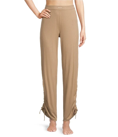 UGG Vyanna Ribbed Knit High Rise Adjustable Coordinating Tie Lounge Pants