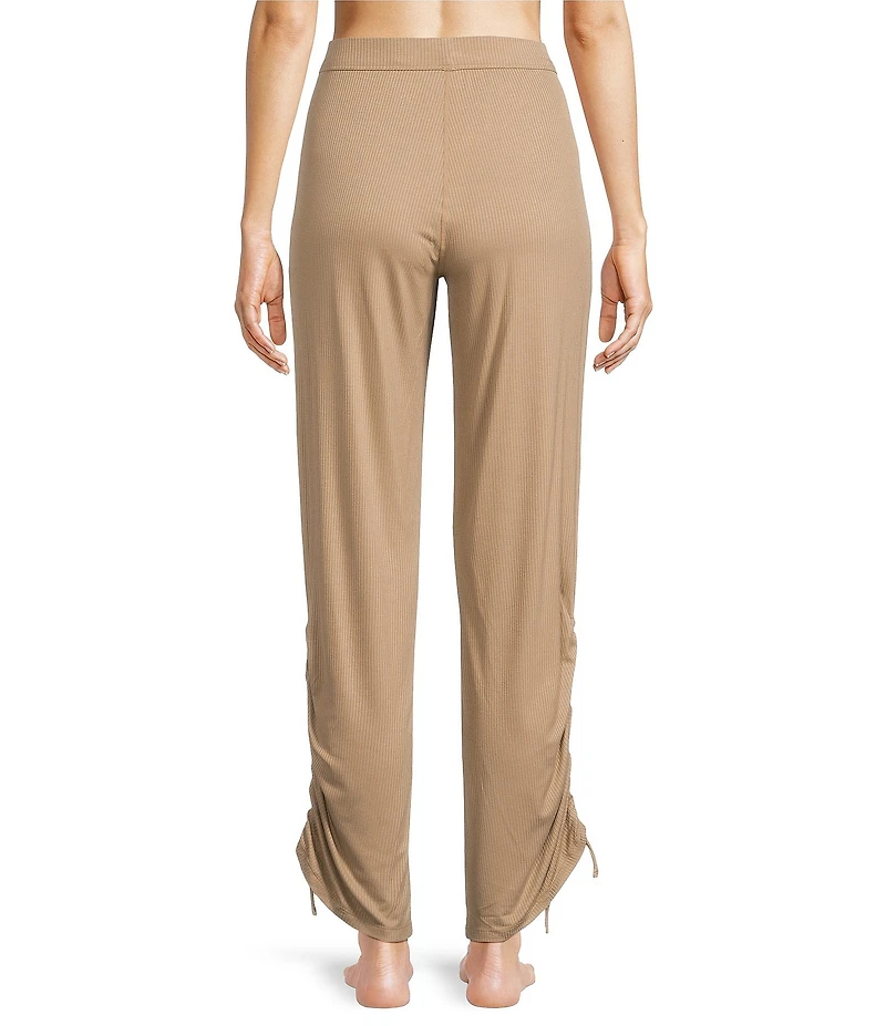 UGG Vyanna Ribbed Knit High Rise Adjustable Coordinating Tie Lounge Pants