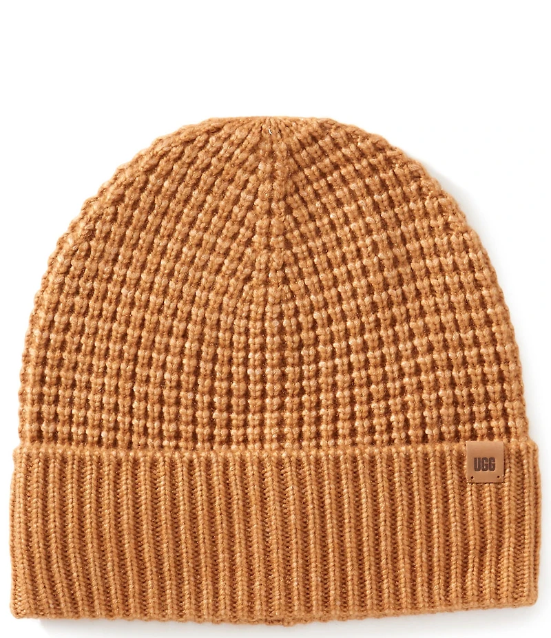 Ugg Waffle Knit Cuffed Beanie