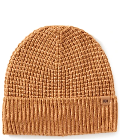 Ugg Waffle Knit Cuffed Beanie