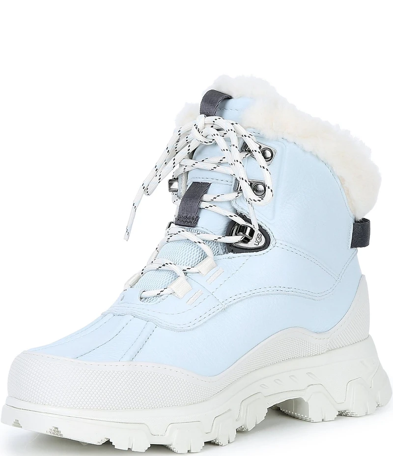 UGG Women's Adirondack Meridian Hiker Waterproof Leather Cold Weather Winter Booties