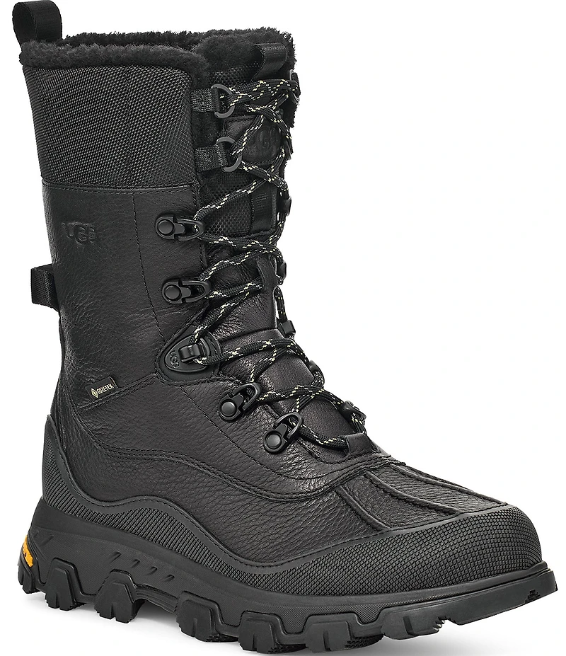 UGG Women's Adirondack Meridian Waterproof Leather Cuffable Cold Weather Winter Mid Calf Boots