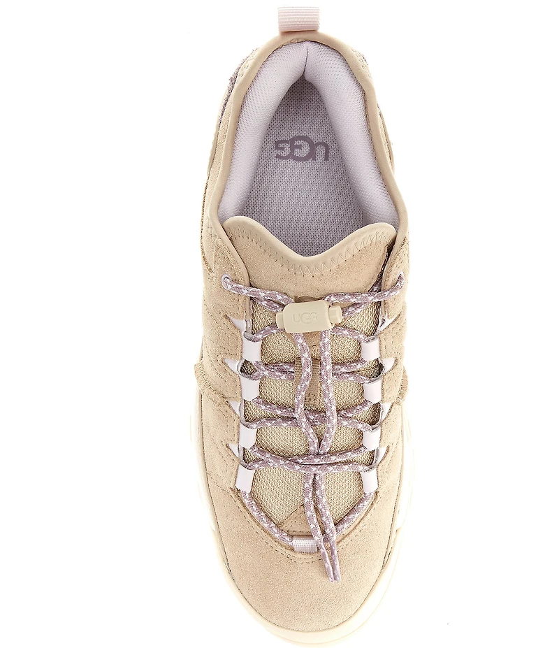 UGG Women's Captrail Low Waterproof Suede Sneakers