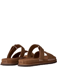 UGG Women's GoldenGaze Leather Slide Sandals