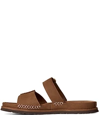 UGG Women's GoldenGaze Leather Slide Sandals