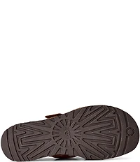 UGG Women's GoldenGaze Leather Slide Sandals