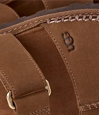 UGG Women's GoldenGaze Leather Slide Sandals