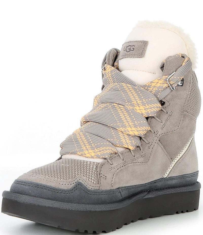 UGG® Women's Highmel Suede and Mesh High Top Sneakers