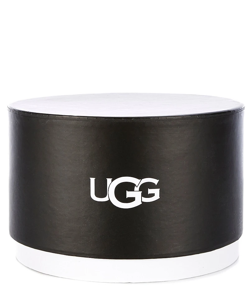 UGG Women's Sheepskin Embroidered Logo Earmuffs