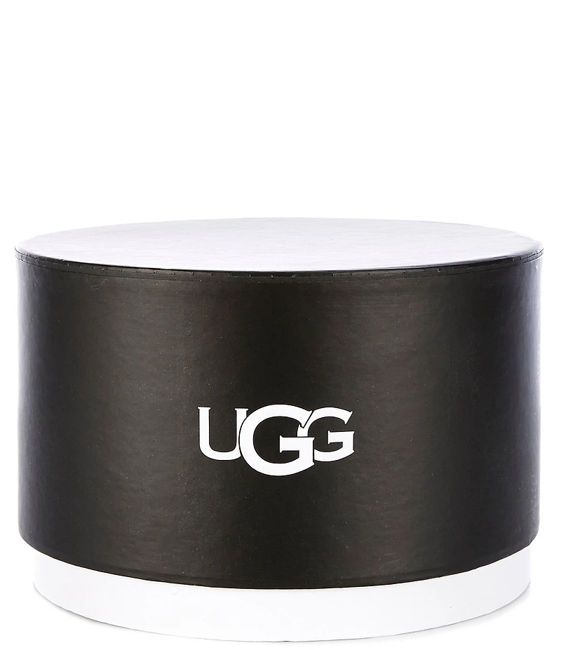 UGG Women's Sheepskin Embroidered Logo Earmuffs