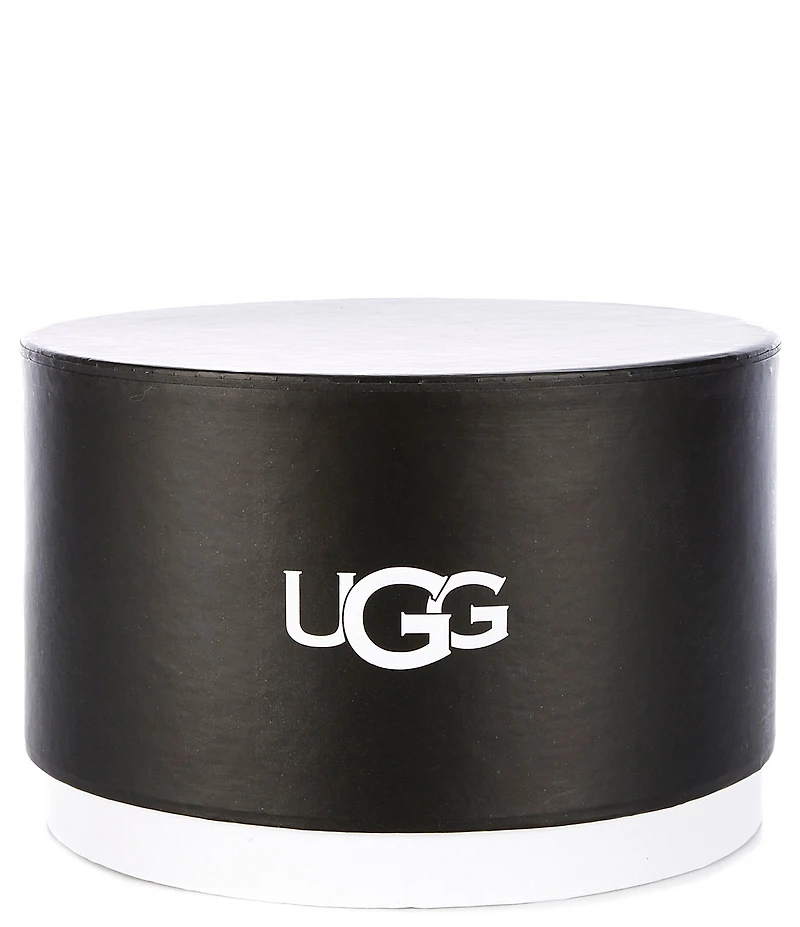 UGG Women's Sheepskin Embroidered Logo Earmuffs