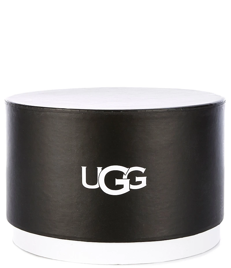 UGG Women's Sheepskin Embroidered Logo Earmuffs