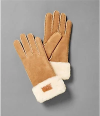 UGG Women's Sheepskin Turn Cuff Gloves