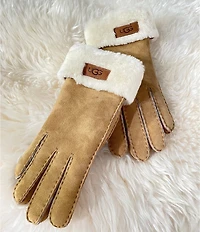 UGG Women's Sheepskin Turn Cuff Gloves