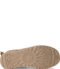 UGG Women's Ultra Mini Bailey Bow Suede Shearling Lined Booties