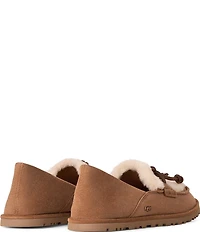 UGG Women's Zora Suede and Shearling Loafers