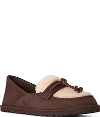 UGG Women's Zora Suede and Shearling Loafers