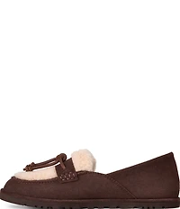 UGG Women's Zora Suede and Shearling Loafers