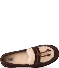 UGG Women's Zora Suede and Shearling Loafers
