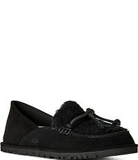 UGG Women's Zora Suede and Shearling Loafers