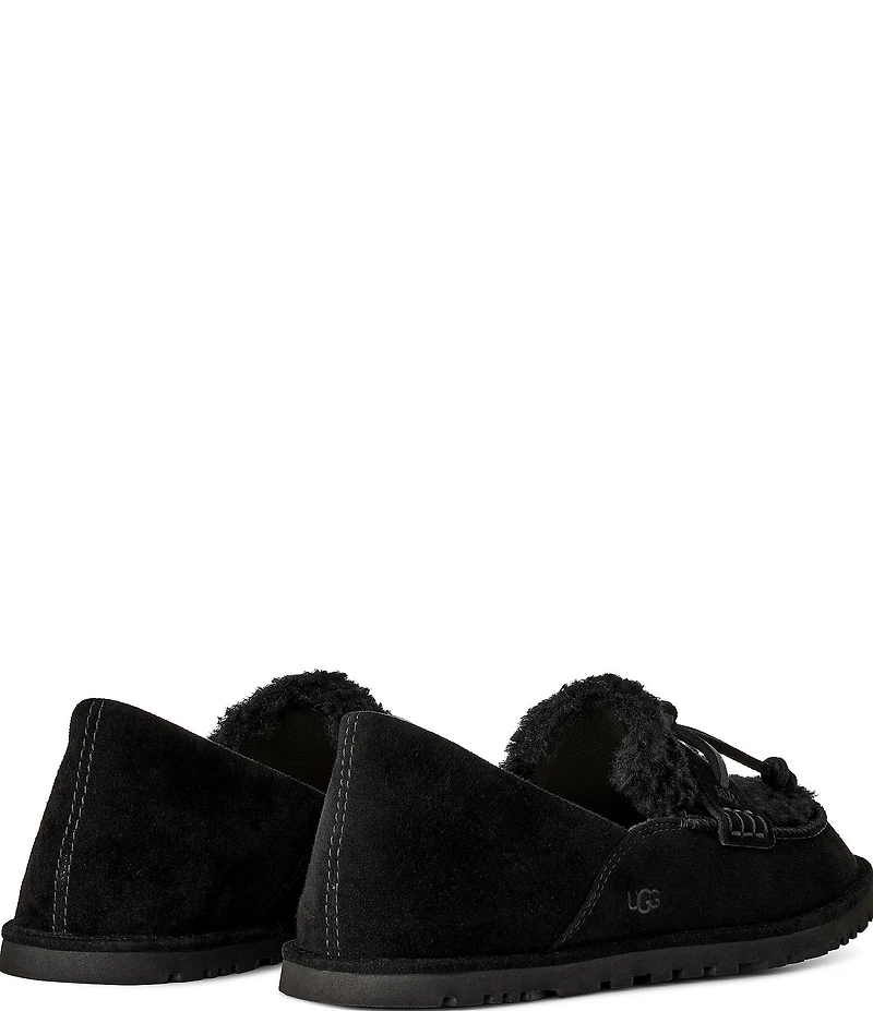 UGG Women's Zora Suede and Shearling Loafers