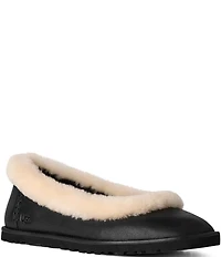 UGG Zora Leather Ballet Flats