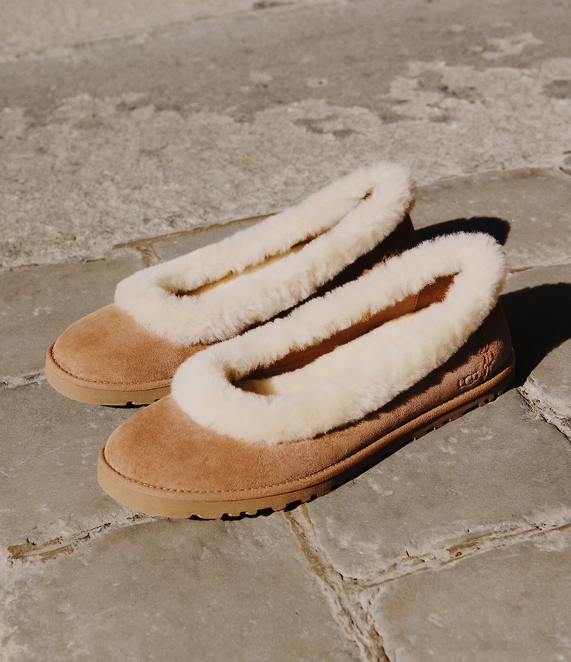 UGG Zora Suede Ballet Flats