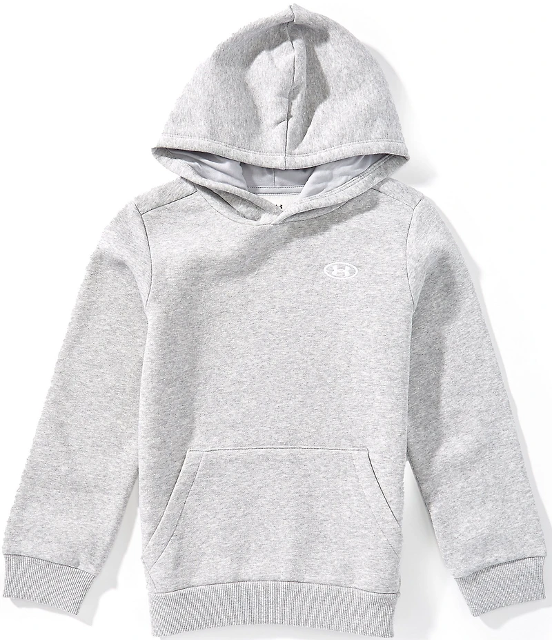 Under Armour Big Boys Long Sleeve Solid Rival Fleece Hoodie