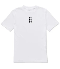 Under Armour Big Boys UA Hoops Triple Logo Tee