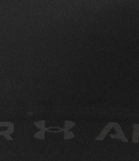 Under Armour Solid Double Layer HeatGear Scoop Neck Cross Back Sports Bra