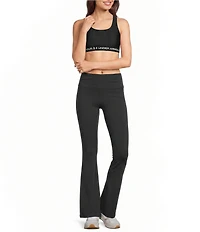 Under Armour Solid Double Layer HeatGear Scoop Neck Cross Back Sports Bra