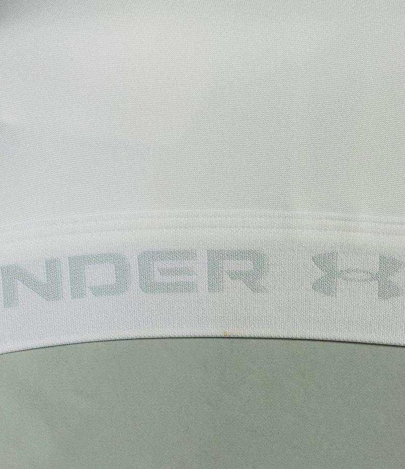Under Armour Solid Double Layer HeatGear Scoop Neck Cross Back Sports Bra