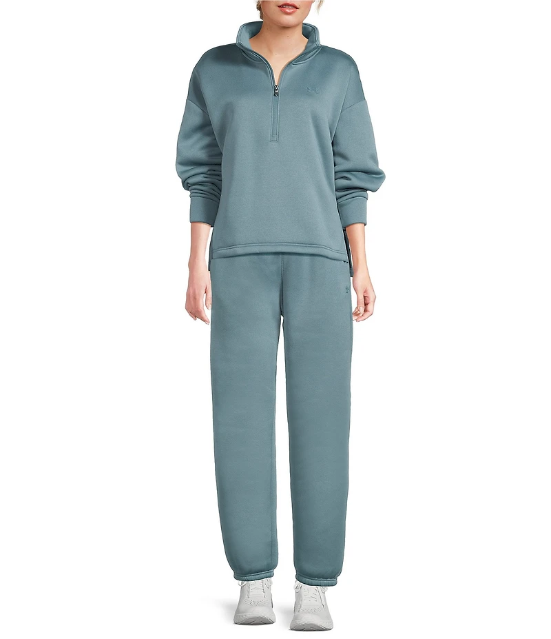 Under Armour Coordinating Armour Fleece 1/2 Zip Mock Neck Long Sleeve Pullover