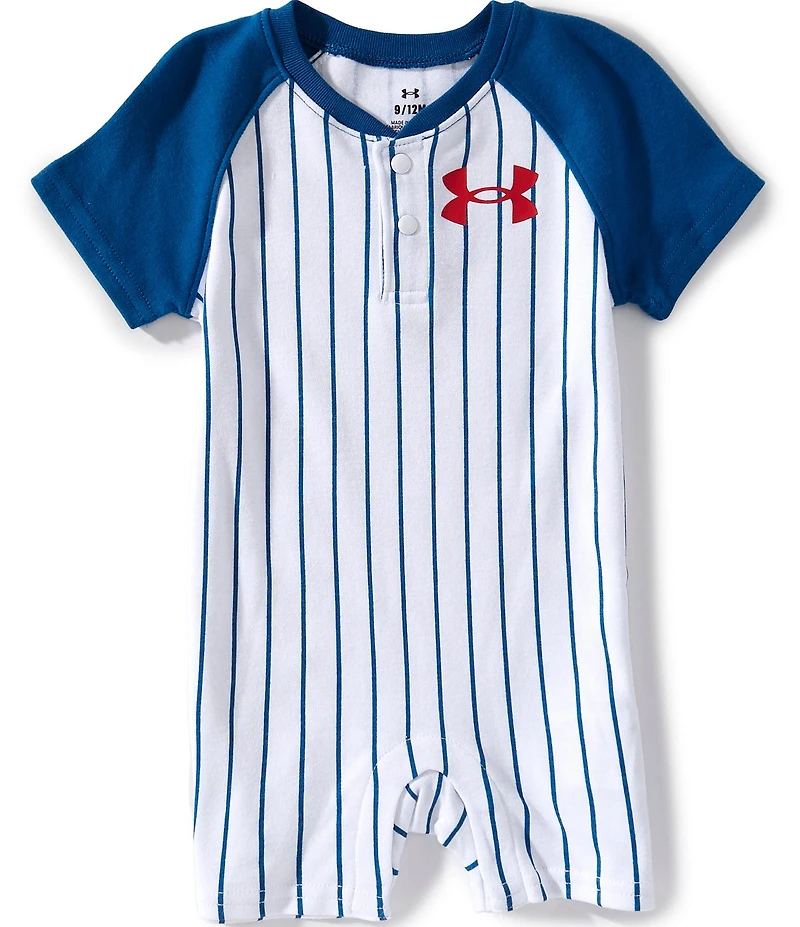 Under Armour Baby Boy Baseball Henley Short Sleeve Shortall