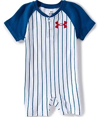 Under Armour Baby Boy Baseball Henley Short Sleeve Shortall
